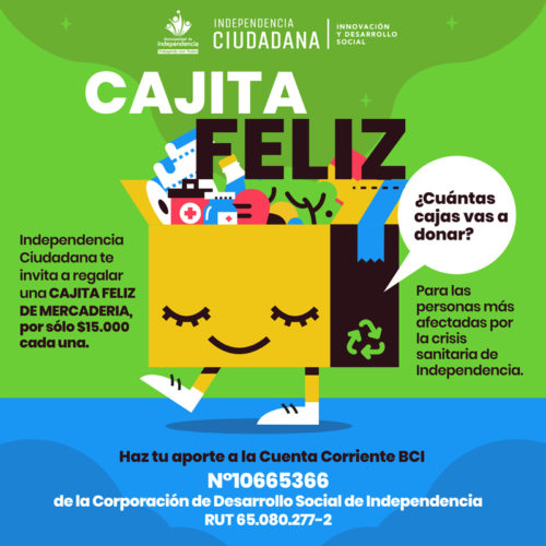 DONA UNA *CAJITA FELIZ DE MERCADERÍA* POR SOLO $15.000