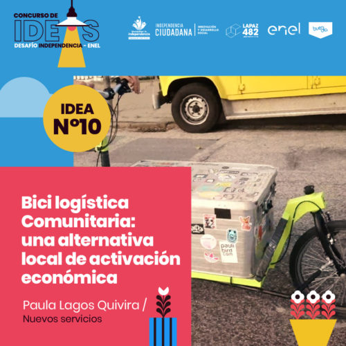 10. Bici logística Comunitaria: una alternativa local de activación económica